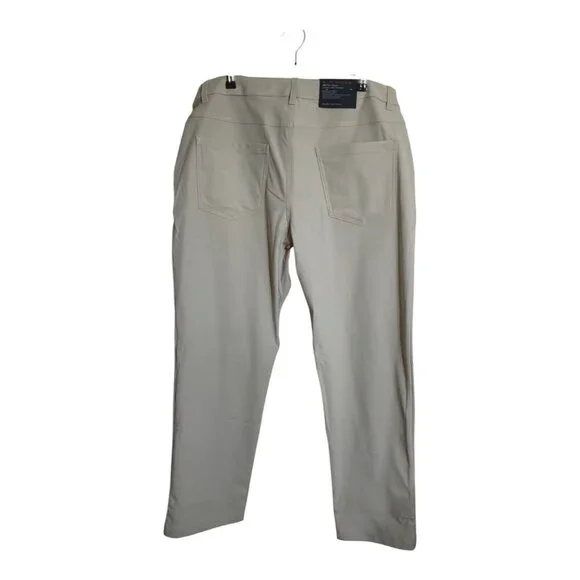 Lululemon Pants Men 34 Beige ABC Classic Fit Warpstreme Athleisure LM5AQHS